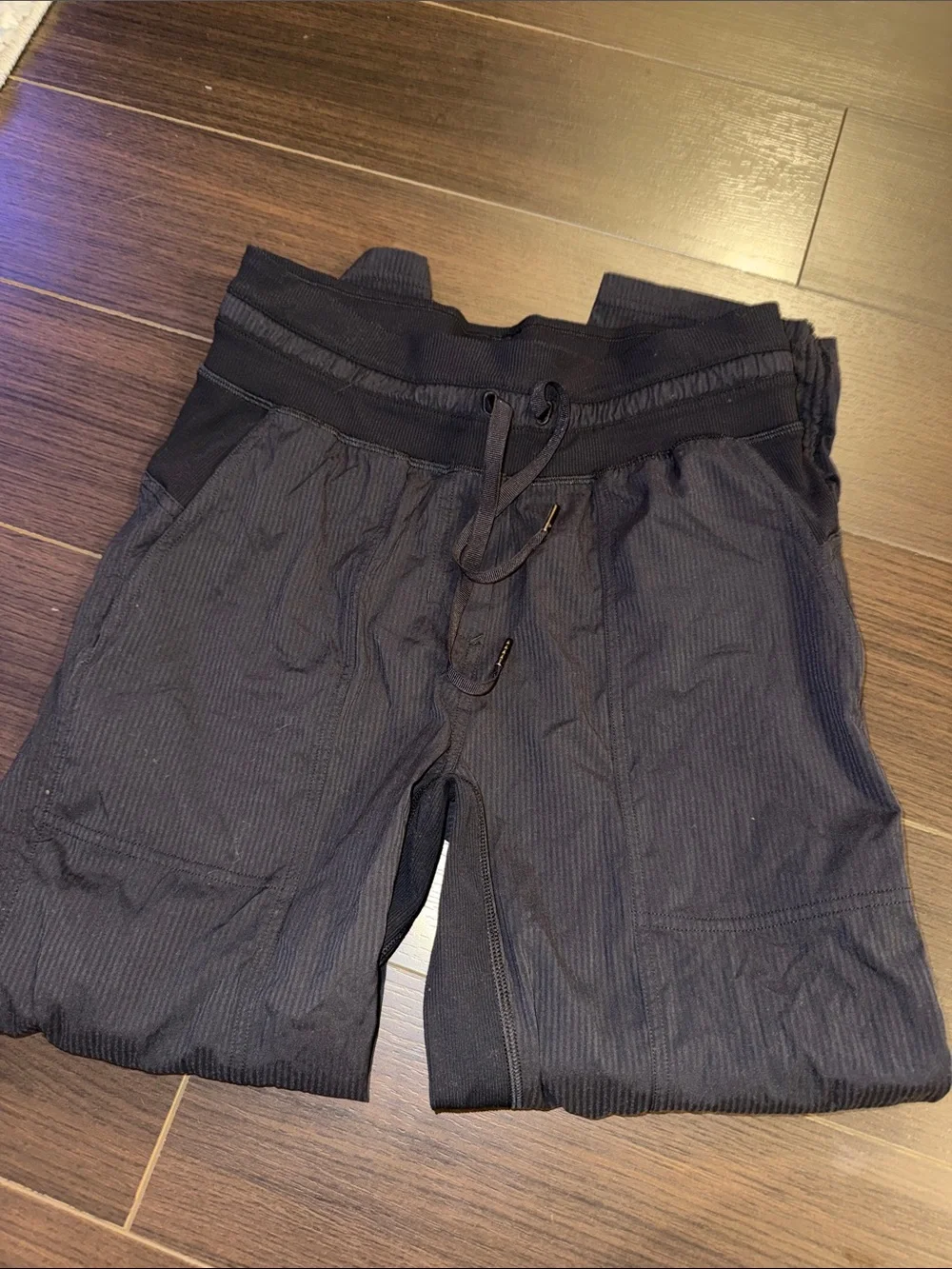 lululemon athletica dance studio mid rise cropped pant, black